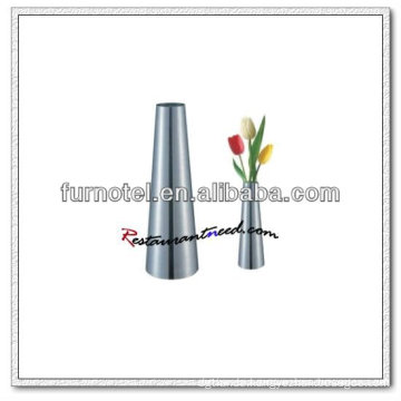 T193 Stainless Steel Cone Shape Vase